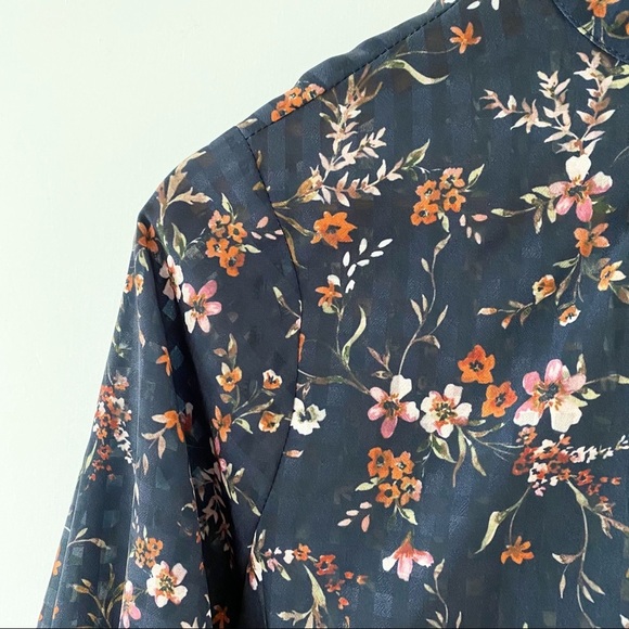 Tularosa Eli Floral Keyhole Long Sleeve Blouse S - Picture 3 of 5